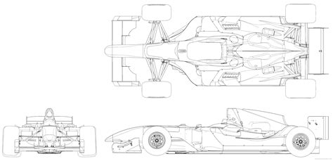 Formula 1 Car Blueprints