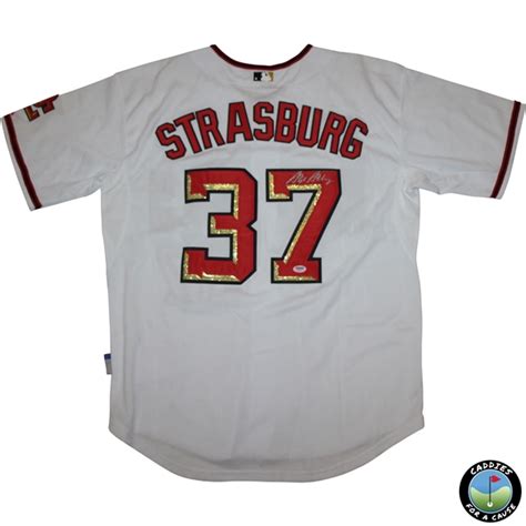 Lot Detail Stephen Strasburg Signed Washington Nationals 37 MLB