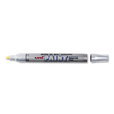 SAN63614 Uni Paint Marker Medium Point Metallic Silver By SANFORD