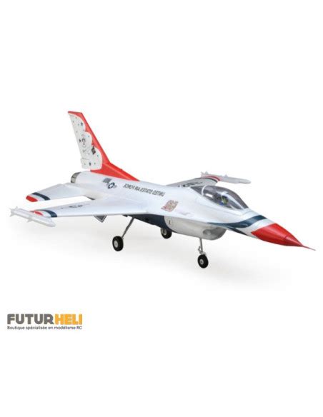 Jet F 16 Thunderbirds 70mm EDF BNF Basic AS3Xet Safe E Flite EFL7850