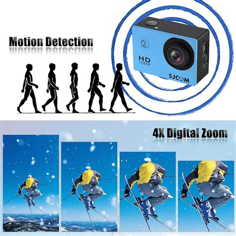 SJCAM SJ4000 2 0 LCD Screen 1080P 30fps Full HD 12MP Waterproof 30M