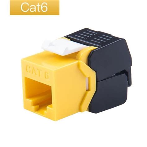 Connecteur Rj45 Cat 6 Jack Skerj 45 Femelle Outil Moins Keystone Répétable Utilisation Pour