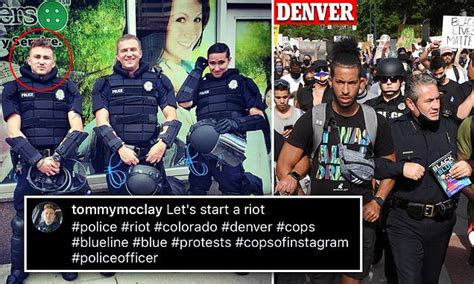 Denver Cop Is Fired For Posting Picture With Caption Lets Start A