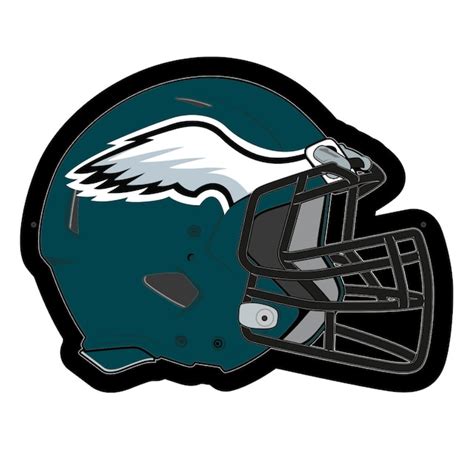 Evergreen Philadelphia Eagles NFL Football Helmet Edgelite LED Decor in ...