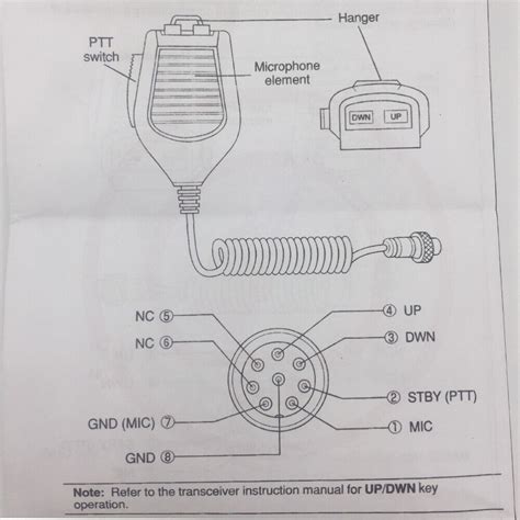 MC 43S 8 Pin Dynamic Hand Fist MIC For Kenwood TS 480HX TM 241 TS 990S