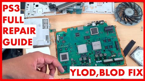 Ps3 Full Repair Guide Ylod Rlod Fix Repair At Home Youtube