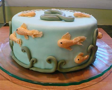 Emmmylizzzy A Cake For My Own Birthday Girl Cake Fondant Fish Fish