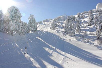 Troodos ski slopes and FIS homologated runs by SkiCyprus.com