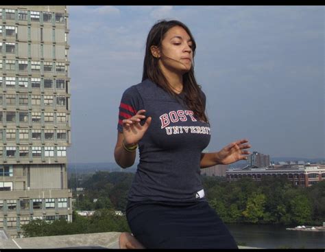 Young Alexandria Ocasio Cortez As An Undergrad Bu Circa 2010 Rboston