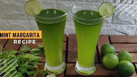 Soft Drink Mint Margarita Recipe Mint Lemonade Mint Lemon Soda Ramadan Special Drink Youtube