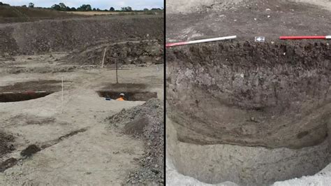Archaeologists baffled by 25 strange pits discovered in UK countryside ...