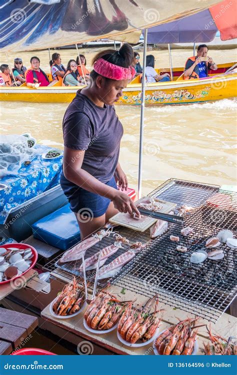 Seafood From A Boat Editorial Photo Image Of Boat Thai 136164596