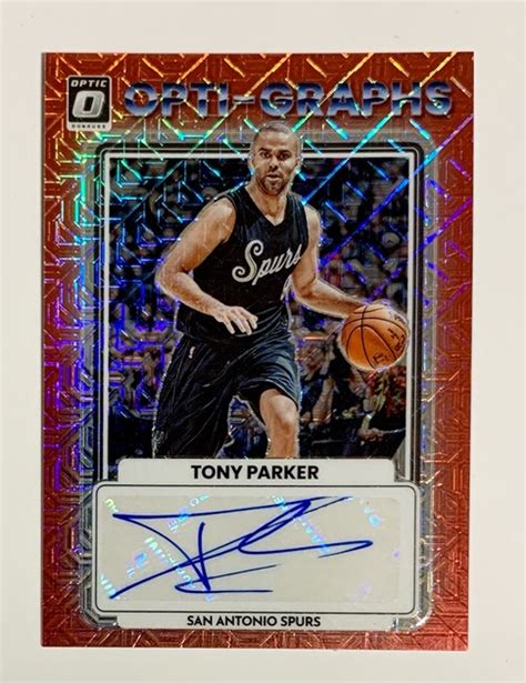 Panini Optic Basketball Opti Graphs Choice Tony Parker San