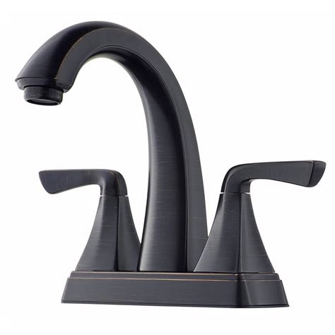 Pfister Selia Tuscan Bronze 2 Handle 4 In Centerset Watersense Bathroom Sink Faucet With Drain