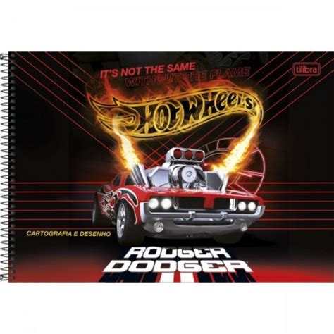 CADERNO DE CARTOGRAFIA E DESENHO ESPIRAL CAPA DURA HOT WHEELS FOLHAS Shopee Brasil