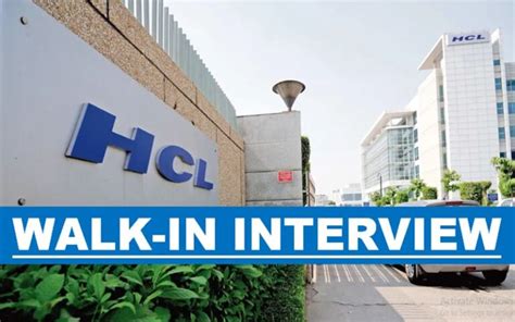 Hcltech Mega Walk In Interview 8th June 2024 For Tech Graduates Careerforfreshers