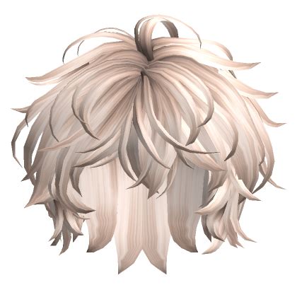 Messy Long Anime Hair In Platinum Blonde Roblox Item Rolimon S