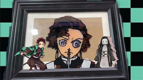 Glass Painting Tanjiro Demon Slayer Youtube