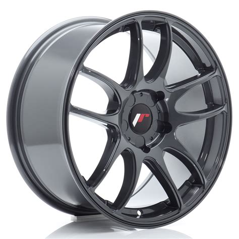 Jr Wheels Jr29 17x8 Et20 38 5h Blank Hyper Gray Jr