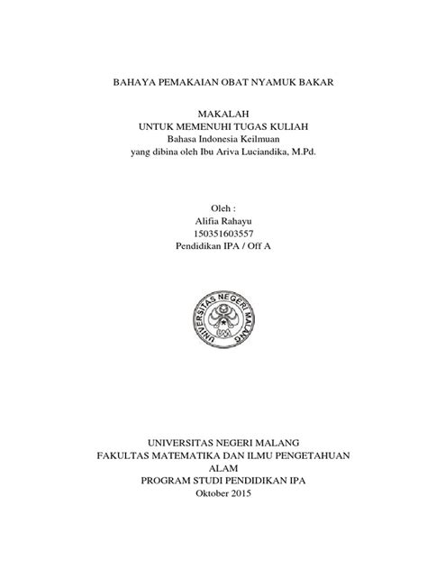 Obat Nyamuk Pdf