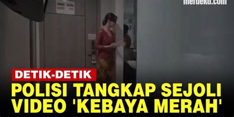 Video Dua Pemeran Video Syur Kebaya Merah Ditangkap Polisi Di Surabaya