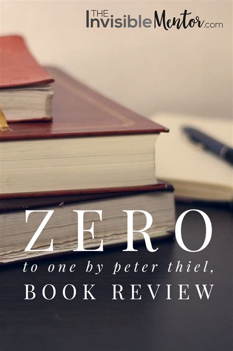 Zero to One by Peter Thiel, Book Review