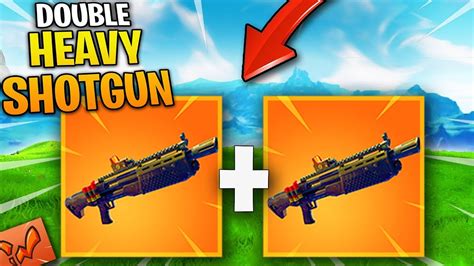 The Legendary Double Heavy Shotgun In Fortnite Battle Royale Youtube