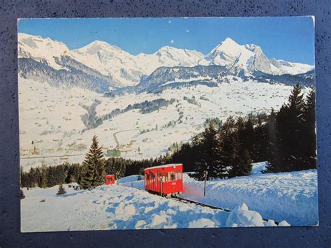 Ak Sg Drahtseilbahn Unterwasser Iltios Schnee War Genadelt Kaufen Auf