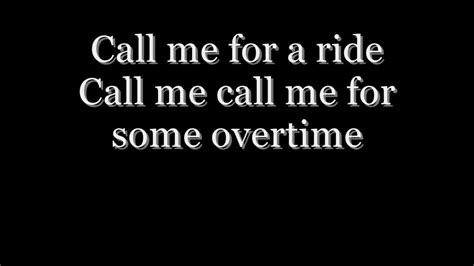 Blondie Call Me Lyrics Hd Me Too Lyrics Blondie Call Me Lyrics