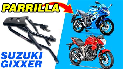 Parrilla Promecol Para Motocicleta Suzuki Gixxer C Mo Instalar