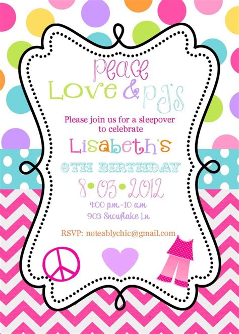 12 Year Old Girl Birthday Invitations