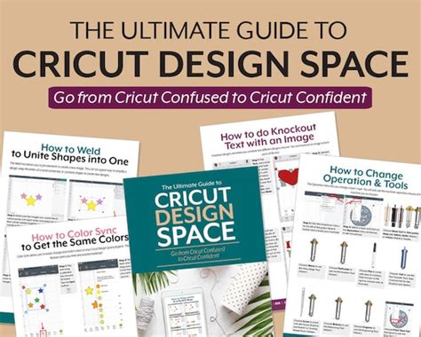 The Ultimate Guide To Cricut Design Space Cheat Sheet To Etsy