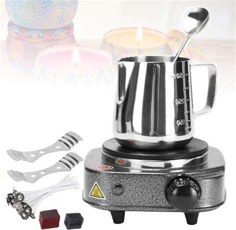 Jp Electric Candle Wax Melting Pot Candle Making Kit For Adults Portable Wax