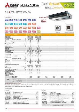 2023 MGPEZ 100 VJA FICHA TECNICA PDF DESCARGAR Conductos Mitsubishi