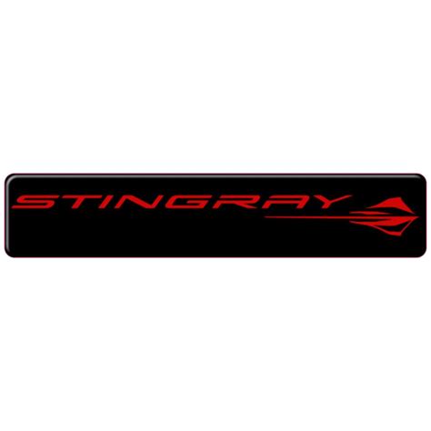 Corvette C8 Stingray 3d Domed Badge Emblem