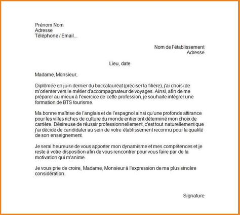 Lettre de motivation pour etre accepté dans un lycée laboite cv fr