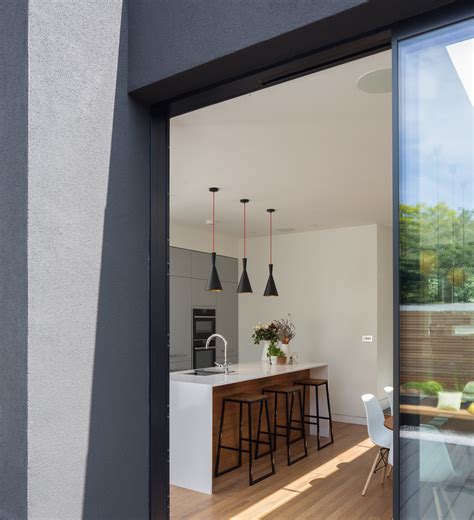 Black Rendered Extension By Mooi Architecture Matthew Smith