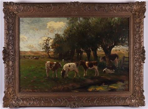 Fedor Van Kregten Koeien In Landschap Mutualart