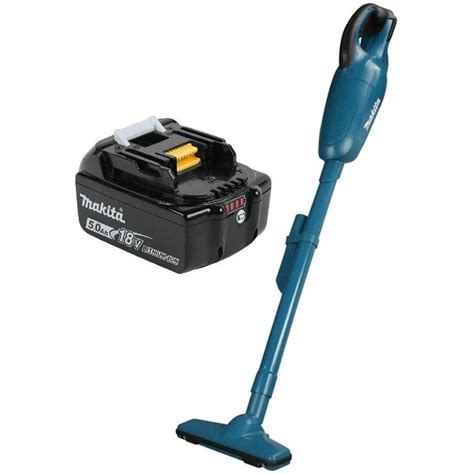 Aspirador De Pó A Bateria Dcl180z Makita Bateria 18v 5 0ah no Shoptime