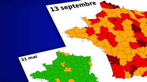 CARTE Covid 19 tous les départements sont désormais au dessus du