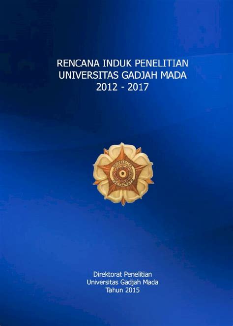 Pdf Rencana Induk Penelitianpenelitian Ugm Ac Id Wp Content Uploads