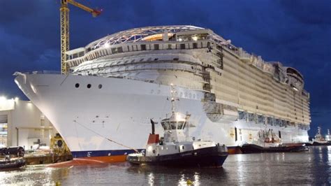 Royal Caribbeans Second Largest Cruise Ship Is Floated In France