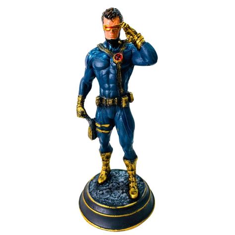 Boneco Ciclope X Men Resina Premium Action Figure Estátua Colecionável