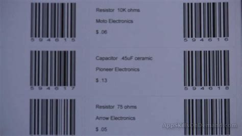 Avery Design Pro Lesson 9 How To Print Barcodes And Sequential