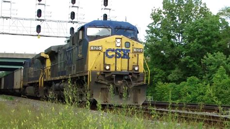 CSX Engines 125 82 In St Denis YouTube