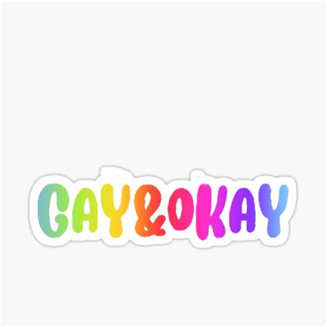 Pegatina GAY Y BIEN GAY Y BIEN GAY Y BIEN ARCO IRIS GAY AMOR LGBTQ De Pride