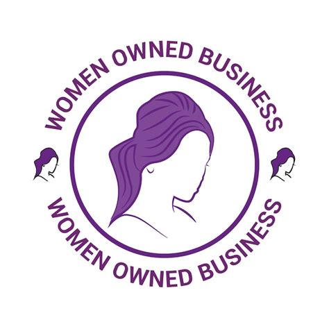 Premium Vector Women Owned Logo Women Owned Vector Logo Design Women