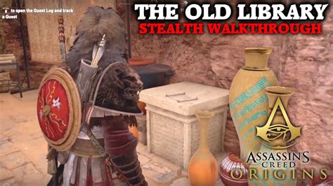 Assassin S Creed Origins The Old Library Secret Quest Location Youtube