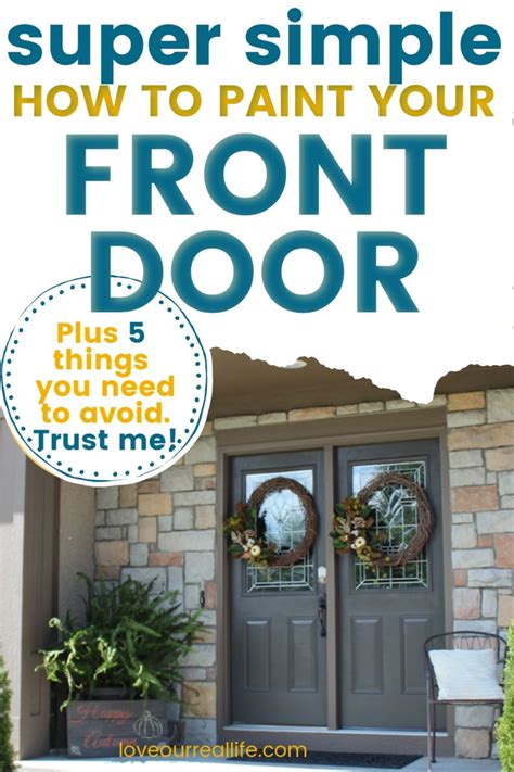 How To Paint Front Door Artofit