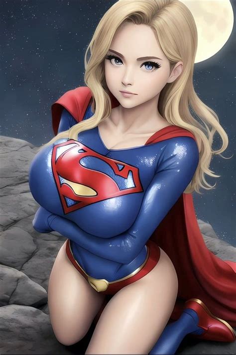 Supergirl Cool Anime Girl Kawaii Anime Girl Dc Comics Superheroes